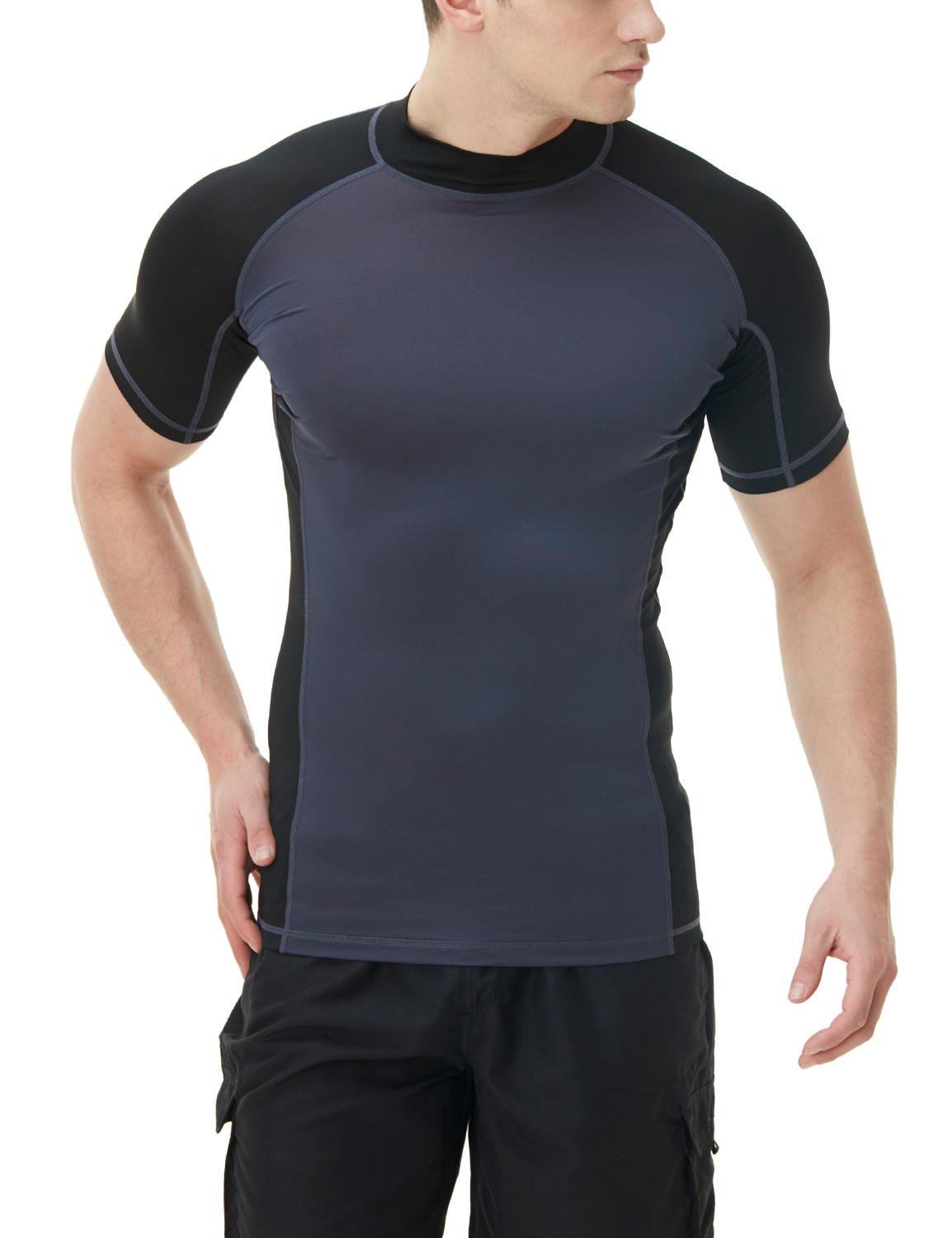 TSLA Mens UPF 50 Long Sleeve Sun Protection Hoodie Zip Front Performance UV//SPF Shirt Lightweight Running Fising Shirts